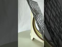 Verre trempé gravé à l'eau-forte acide